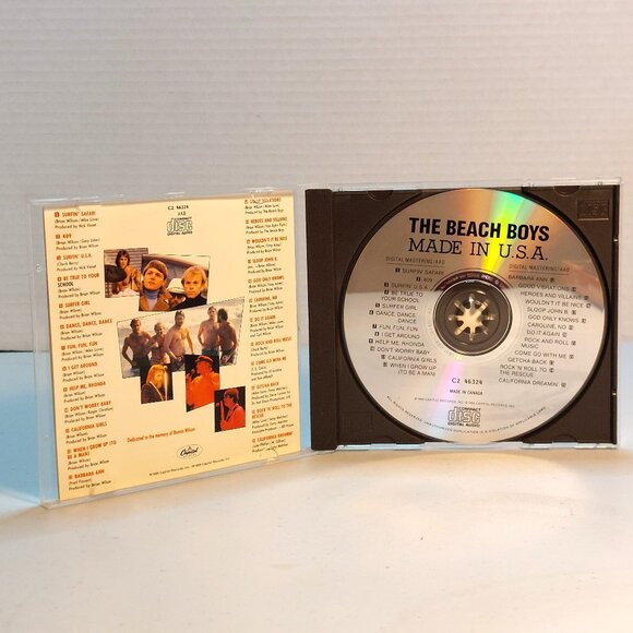 The Beach Boys ~ Made In USA (CD, 1986) tested and works - Picture 2 of 3